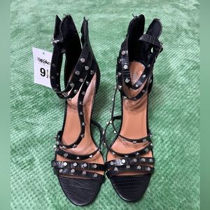 Mossimo black studded high heel shoes